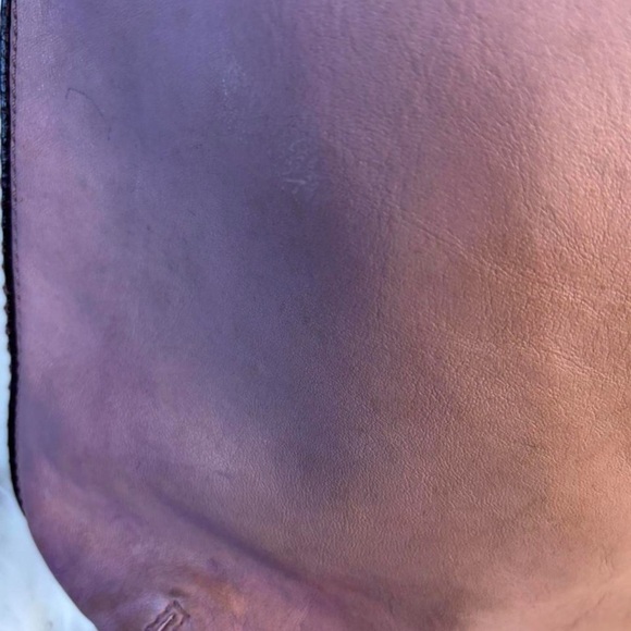 Coach Purple Leather Ergo 33 - Picture 4 of 10